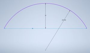 Aluminium Heckfender Länge über Rücken 800mm, Breite 145mm